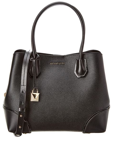 mercer leather tote michael kors|Michael Kors mercer gallery tote.